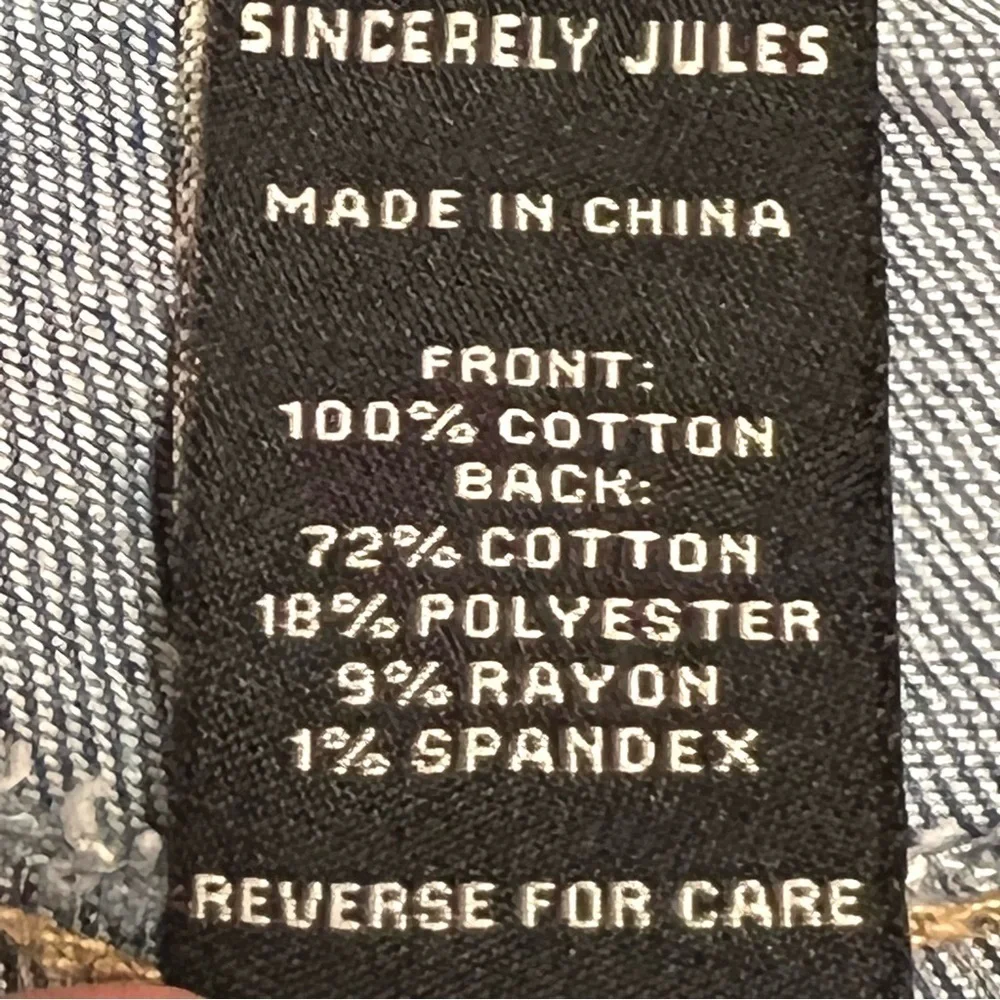 Sincerely Jules Distressed Blue Denim Skinny Jeans 30 - Picture 9 of 11